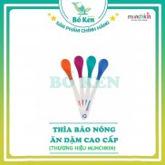 Shop Bố Ken [CHÍNH HÃNG] Thìa Mềm Báo Nóng MUNCHKIN Cho Bé Ăn DẶm [ Bộ 4 Chiếc]